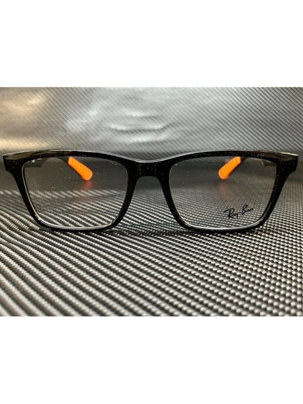 New Ray Ban Men Black Eyeglasses 55- 17- 145 - Picture 2 of 5